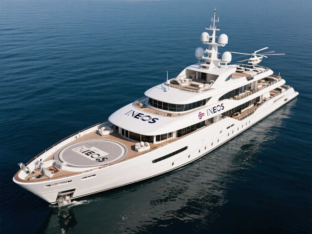 奢华无极限！拉特克利夫爵士1.3亿英镑游艇惊艳亮相，附带私人停机坪